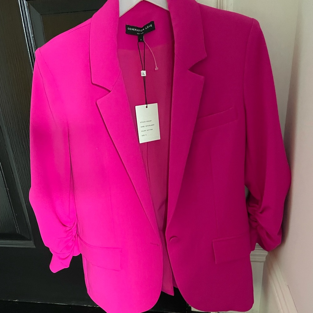 Generation love never been worn Kate blazer hot pink size small